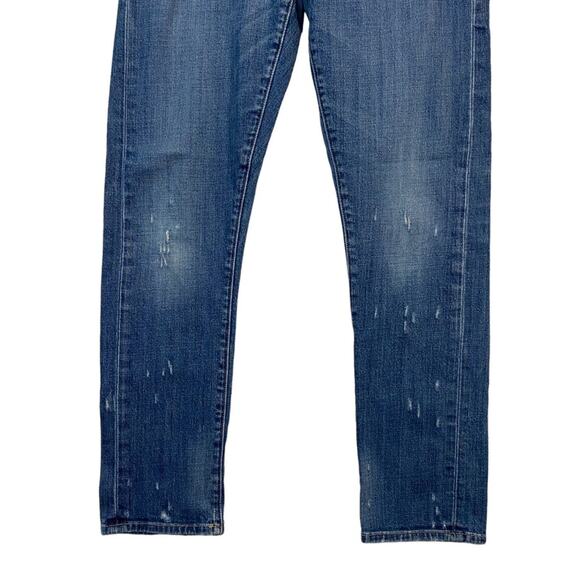 Pilcro Anthropologie Hyphen Straight Leg Distressed Jeans Size 26 - Picture 2 of 9